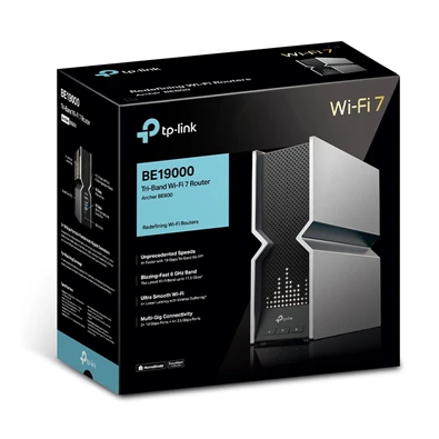 TP-Link Archer BE800 BE19000 háromsávos Wi-Fi 7 router - R