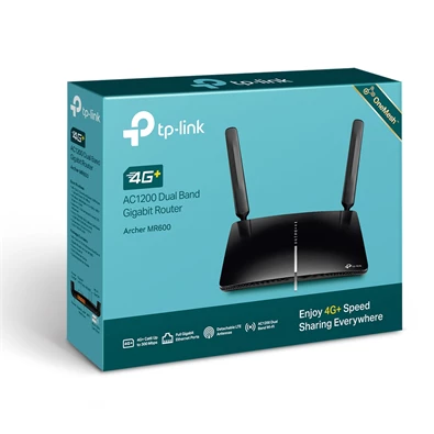 TP-Link Archer MR600 4G+ Cat6 AC1200 kétsávos vezeték nélküli Gigabit router - R