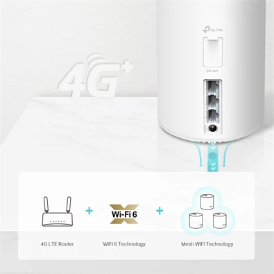 TP-Link DECO X20-4G 4G+AX1800 Whole Home Mesh Wi-Fi 6 Gateway 802.11ax vezeték nélküli rendszer (1db-os) TP-Link DECO X20-4G 4G+AX1800 Whole Home Mesh Wi-Fi 6 Gateway 802.11ax vezeték nélküli rendszer (1db-os)