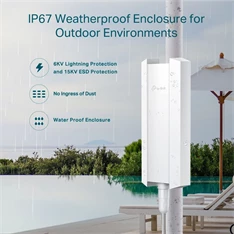 TP-Link EAP650-Outdoor AX3000 Dual-Band Wi-Fi 6 kültéri Vezeték nélküli Gigabit Access Point TP-Link EAP650-Outdoor AX3000 Dual-Band Wi-Fi 6 kültéri Vezeték nélküli Gigabit Access Point