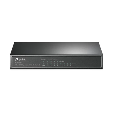 TP-Link TL-SF1008P 8port 10/100Mbps LAN 4xPOE nem menedzselhető asztali Switch TP-Link TL-SF1008P 8port 10/100Mbps LAN 4xPOE nem menedzselhető asztali Switch