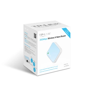 TP-Link TL-WR802N Vezeték nélküli 300Mbps Nano Router TP-Link TL-WR802N Vezeték nélküli 300Mbps Nano Router