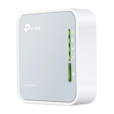 TP-Link TL-WR902AC AC750 Vezeték nélküli hordozható router TP-Link TL-WR902AC AC750 Vezeték nélküli hordozható router