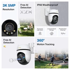 TP-Link Tapo C530WS kültéri biztonsági Wi-Fi kamera - R