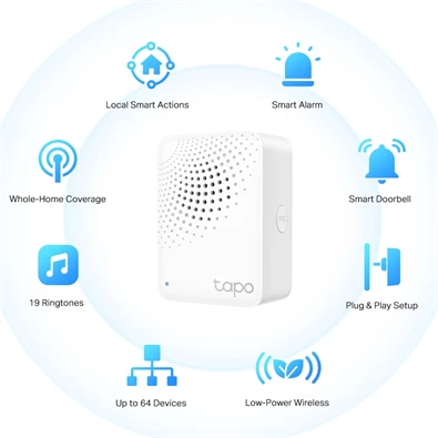 TP-Link Tapo H100 fehér okos IoT HUB csengővel