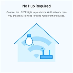 TP-Link Tapo L520E Dimmelhető Smart Wi-Fi LED izzó TP-Link Tapo L520E Dimmelhető Smart Wi-Fi LED izzó