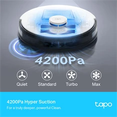 TP-Link Tapo RV30 Plus LiDAR navigációs robotporszívó és felmosó intelligens automatikus ürítő dokkolóval TP-Link Tapo RV30 Plus LiDAR navigációs robotporszívó és felmosó intelligens automatikus ürítő dokkolóval