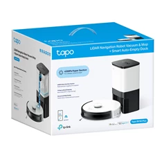 TP-Link Tapo RV30 Plus LiDAR navigációs robotporszívó és felmosó intelligens automatikus ürítő dokkolóval TP-Link Tapo RV30 Plus LiDAR navigációs robotporszívó és felmosó intelligens automatikus ürítő dokkolóval