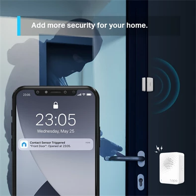 TP-Link Tapo T110 okos ajtó/ablak nyitás érzékelő TP-Link Tapo T110 okos ajtó/ablak nyitás érzékelő
