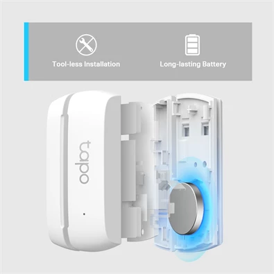 TP-Link Tapo T110 okos ajtó/ablak nyitás érzékelő TP-Link Tapo T110 okos ajtó/ablak nyitás érzékelő