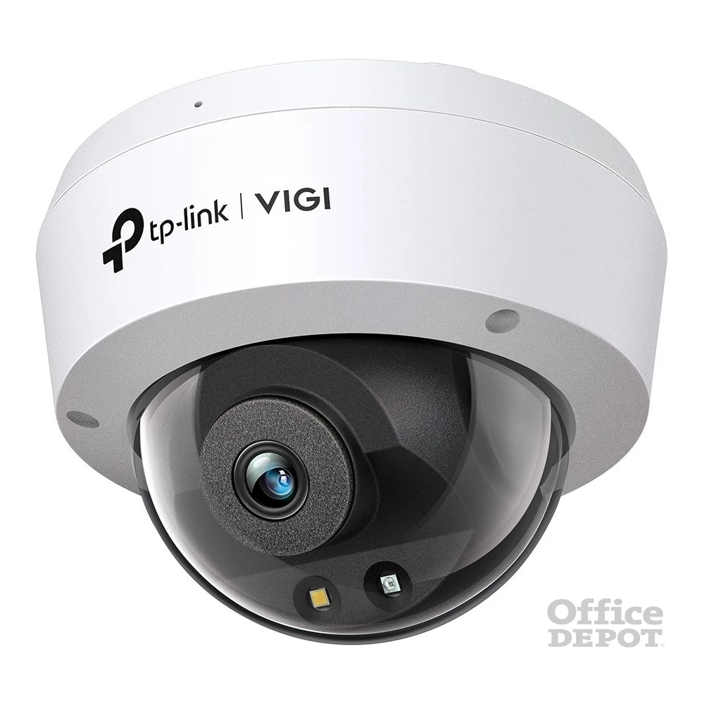 TP-Link VIGI C250(2.8mm) /Kültéri/5MP/2,8mm/IR/LED30m/FullColor/IK10/Smart/ Duál megvilágítású IP dóm kamera