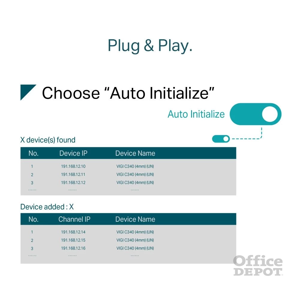 TP-Link VIGI NVR1004H-4P /4 csatorna/H265/80Mbps rögzítés/1x SATA/4x PoE+ hálózati rögzítő (NVR)