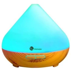 Taotronics TT-AD002 ultrahangos LED fénnyel fa mintázatú világosbarna illóolaj párásító Taotronics TT-AD002 ultrahangos LED fénnyel fa mintázatú világosbarna illóolaj párásító
