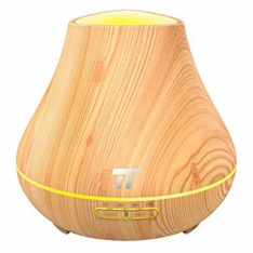 Taotronics TT-AD004 világosbarna fa mintázatú ultrahangos illóolaj párásító LED fénnyel Taotronics TT-AD004 világosbarna fa mintázatú ultrahangos illóolaj párásító LED fénnyel