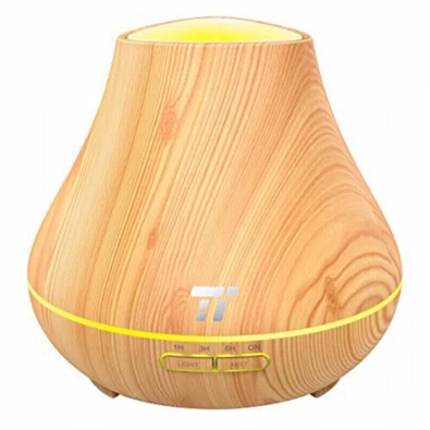 Taotronics TT-AD004 világosbarna fa mintázatú ultrahangos illóolaj párásító LED fénnyel Taotronics TT-AD004 világosbarna fa mintázatú ultrahangos illóolaj párásító LED fénnyel