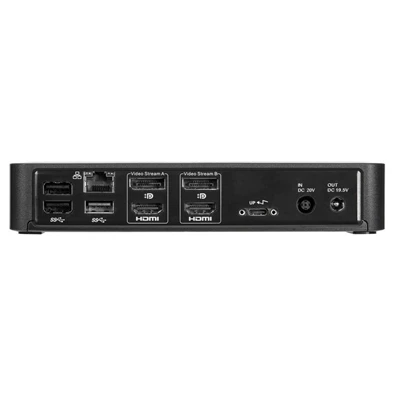 Targus Univerzális USB-C® DV4K dokkolóállomás (100W, 4K, 2 HDMI, 2 DisplayPort, 4x USB-A, 1x USB-C, Ethernet, audio)