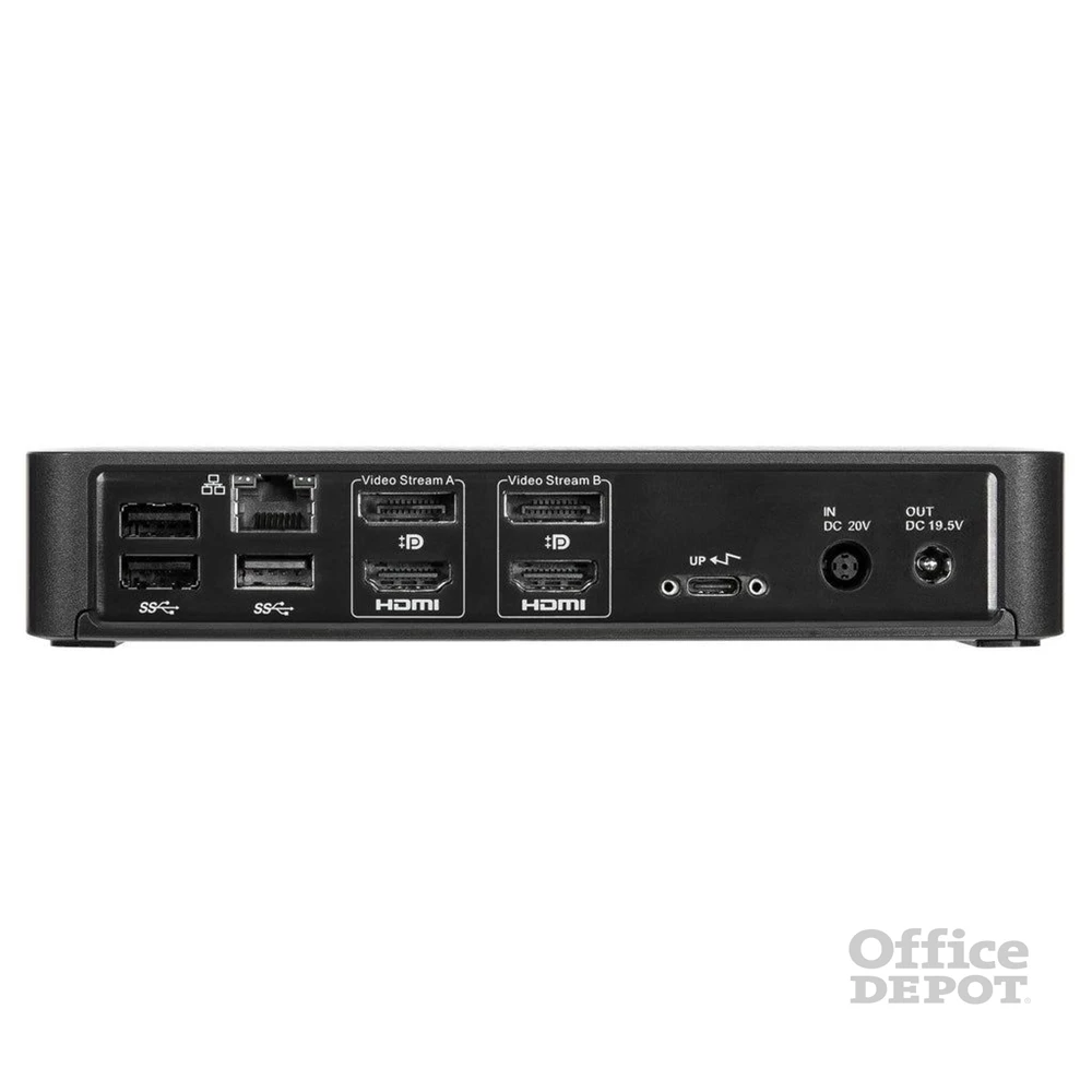 Targus Univerzális USB-C® DV4K dokkolóállomás (100W, 4K, 2 HDMI, 2 DisplayPort, 4x USB-A, 1x USB-C, Ethernet, audio)