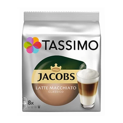 Tassimo latte machiato classico 8+8 db kávékapszula Tassimo latte machiato classico 8+8 db kávékapszula