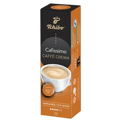 Tchibo Caffé Crema Rich Aroma 10 db kávékapszula Tchibo Caffé Crema Rich Aroma 10 db kávékapszula