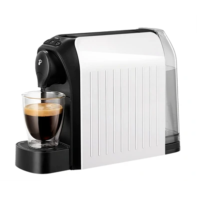 Tchibo Cafissimo Easy White kapszulás kávéfőző +Caf. Espresso Elegant Aroma 8x10db + Caf. Espresso Intense Aroma 8x10db
