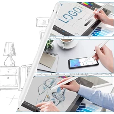 Tech-Protect TP711583 Active Stylus fehér univerzális aktív toll Tech-Protect TP711583 Active Stylus fehér univerzális aktív toll