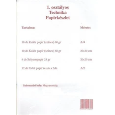 1. osztályos technika csomag 1. osztályos technika csomag