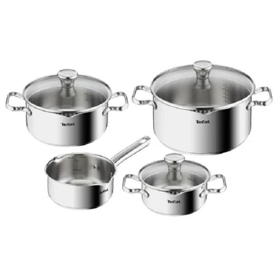 Tefal A705A836 Duetto On 7 db-os rozsdamentes acél edényszett Tefal A705A836 Duetto On 7 db-os rozsdamentes acél edényszett
