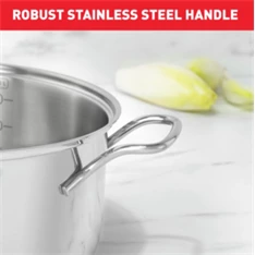 Tefal B8644474 Intuition 20cm rozsdamentes acél lábas és fedő szett Tefal B8644474 Intuition 20cm rozsdamentes acél lábas és fedő szett