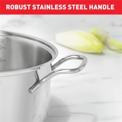 Tefal B8644474 Intuition 20cm rozsdamentes acél lábas és fedő szett Tefal B8644474 Intuition 20cm rozsdamentes acél lábas és fedő szett