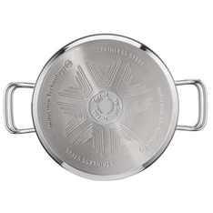 Tefal B8644674 Intuition 24cm rozsdamentes acél lábas és fedő szett Tefal B8644674 Intuition 24cm rozsdamentes acél lábas és fedő szett