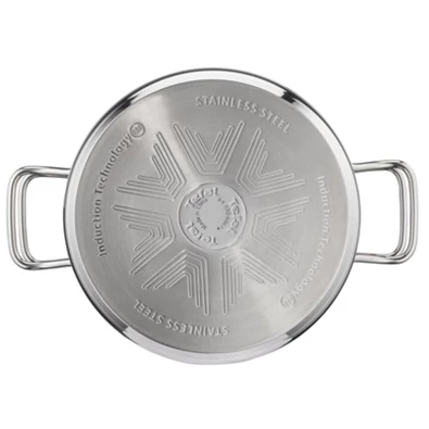 Tefal B8644674 Intuition 24cm rozsdamentes acél lábas és fedő szett Tefal B8644674 Intuition 24cm rozsdamentes acél lábas és fedő szett