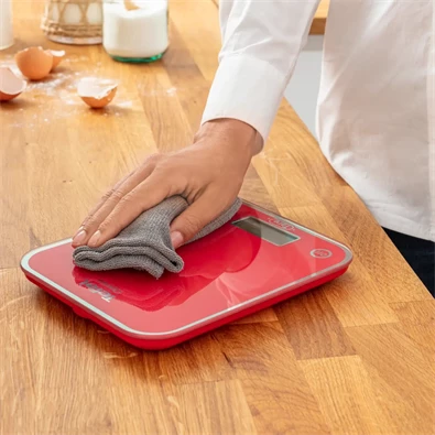 Tefal BC5003V2 Optiss málnapiros konyhai mérleg Tefal BC5003V2 Optiss málnapiros konyhai mérleg