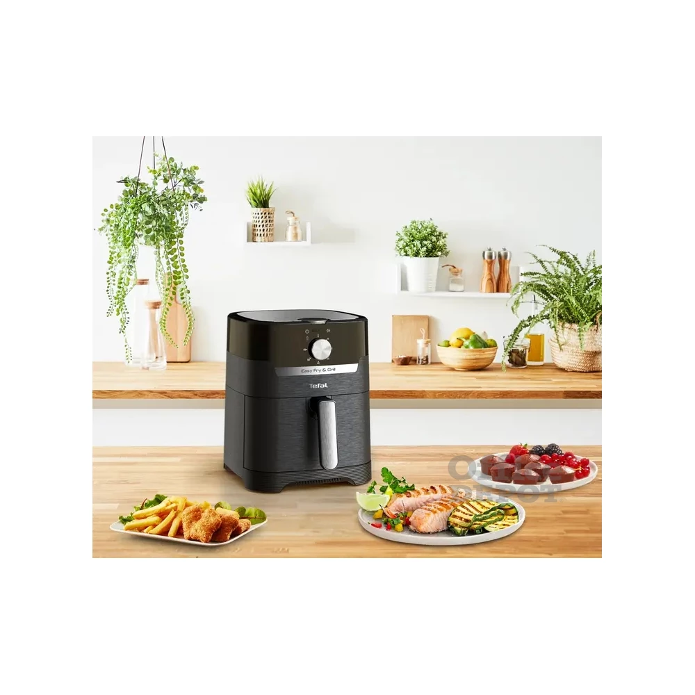 Tefal EY501815 fekete 4,2 L forrólevegős sütő