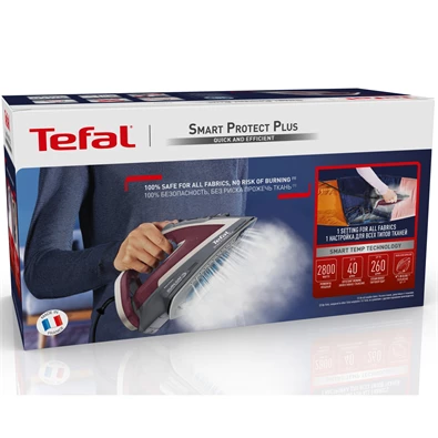 Tefal FV6870E0 Smart Protect+ lila gőzölős vasaló Tefal FV6870E0 Smart Protect+ lila gőzölős vasaló