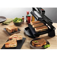 Tefal GC772830 Optigrill 2 az 1-ben fekete kontaktgrill Tefal GC772830 Optigrill 2 az 1-ben fekete kontaktgrill