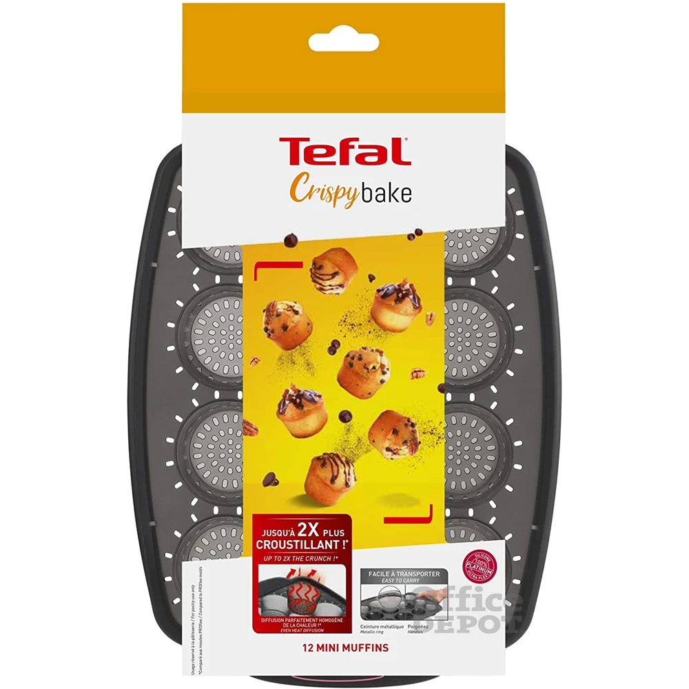Tefal J4170214 Crispybake szilikon mini muffin sütőforma