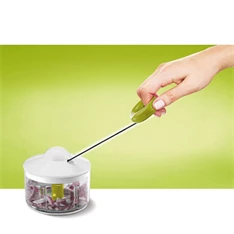 Tefal K1330404 5 Second Chopper 500ml fehér-zöld kézi aprító Tefal K1330404 5 Second Chopper 500ml fehér-zöld kézi aprító