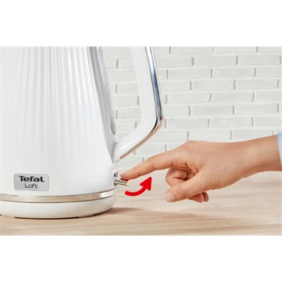 Tefal KO250130 Loft 1,7L-es fehér vízforraló Tefal KO250130 Loft 1,7L-es fehér vízforraló