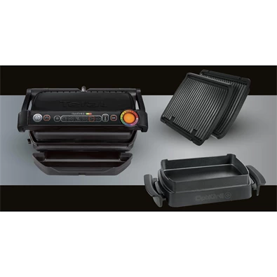 Tefal GC714834 Optigrill fekete kontaktgrill Tefal GC714834 Optigrill fekete kontaktgrill