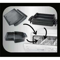 Tefal GC714834 Optigrill fekete kontaktgrill Tefal GC714834 Optigrill fekete kontaktgrill