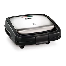 Tefal SM193D34 Crock Time inox-fekete grill/panini - szendvicssütő Tefal SM193D34 Crock Time inox-fekete grill/panini - szendvicssütő