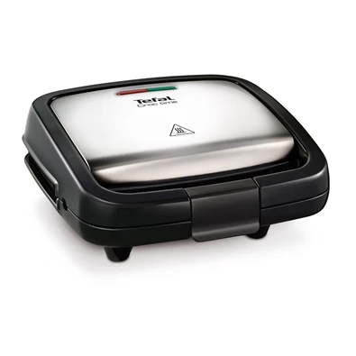 Tefal SM193D34 Crock Time inox-fekete grill/panini - szendvicssütő Tefal SM193D34 Crock Time inox-fekete grill/panini - szendvicssütő