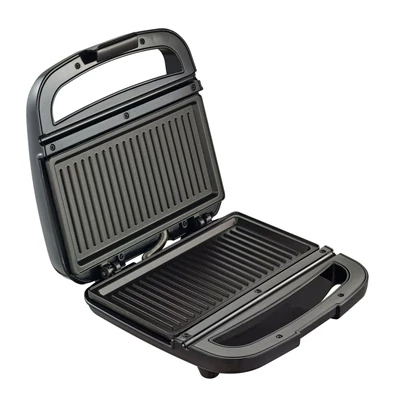 Tefal SM193D34 Crock Time inox-fekete grill/panini - szendvicssütő Tefal SM193D34 Crock Time inox-fekete grill/panini - szendvicssütő