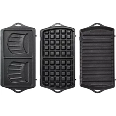 Tefal SW614831 Breaktime 3in1 inox-fekete gorfi - grill/panini - szendvicssütő (Újszerű) Tefal SW614831 Breaktime 3in1 inox-fekete gorfi - grill/panini - szendvicssütő (Újszerű)