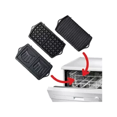 Tefal SW614831 Breaktime 3in1 inox-fekete gorfi - grill/panini - szendvicssütő (Újszerű) Tefal SW614831 Breaktime 3in1 inox-fekete gorfi - grill/panini - szendvicssütő (Újszerű)