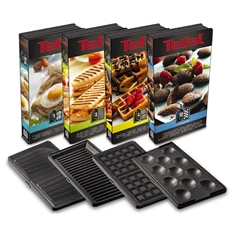 Tefal SW854D16 Snack Collection 4in1 inox gorfi - snack - grill/panini - szendvicssütő (Újszerű)