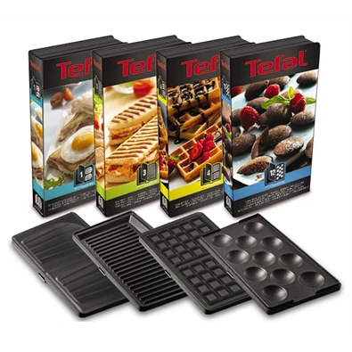 Tefal SW854D16 Snack Collection 4in1 inox gorfi - snack - grill/panini - szendvicssütő (Újszerű)