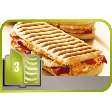 Tefal SW854D16 Snack Collection 4in1 inox gorfi - snack - grill/panini - szendvicssütő (Újszerű)