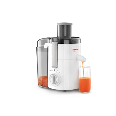 Tefal ZE370138 Frutelia Plus 350W fehér gyümölcscentrifuga Tefal ZE370138 Frutelia Plus 350W fehér gyümölcscentrifuga