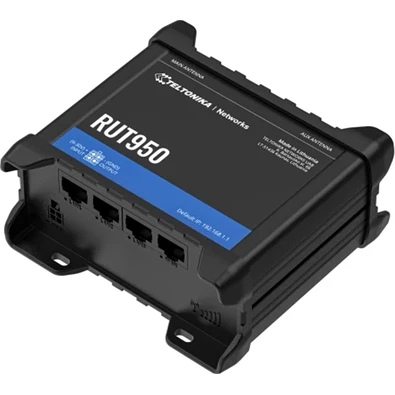Teltonika RUT950 3x10/100Mbps LAN 2xminiSIM WiFi 4G/LTE CAT4 Vezeték nélküli ipari router Teltonika RUT950 3x10/100Mbps LAN 2xminiSIM WiFi 4G/LTE CAT4 Vezeték nélküli ipari router